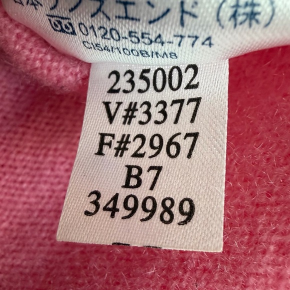 Lands End 100% Cashmere Turtleneck Sweater in Pink Size Large Petite - Picture 8 of 8